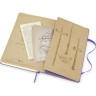 Блокнот MOLESKINE LE HARRY POTTER LARGE линейка, блестящий фиолетовый LEHP02QP060E